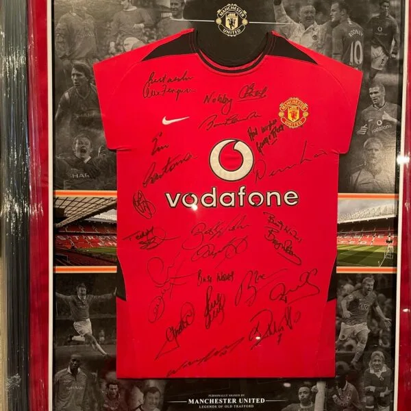 Manchester United signed legends shirt