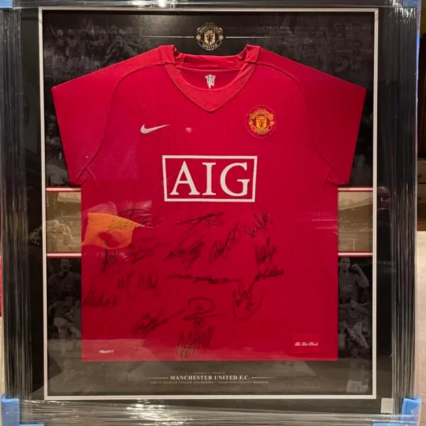 Manchester United signed 2008 shirt