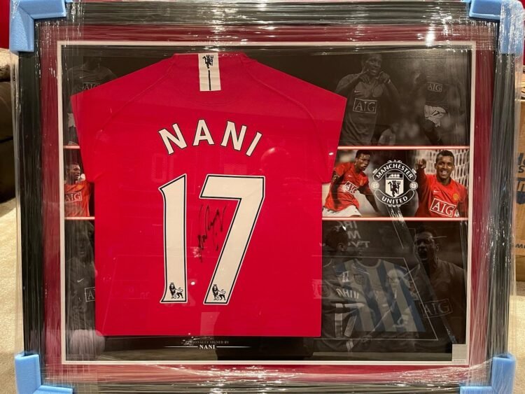 Luis Nani Signed 2008 Manchester United Shirt Official RARE