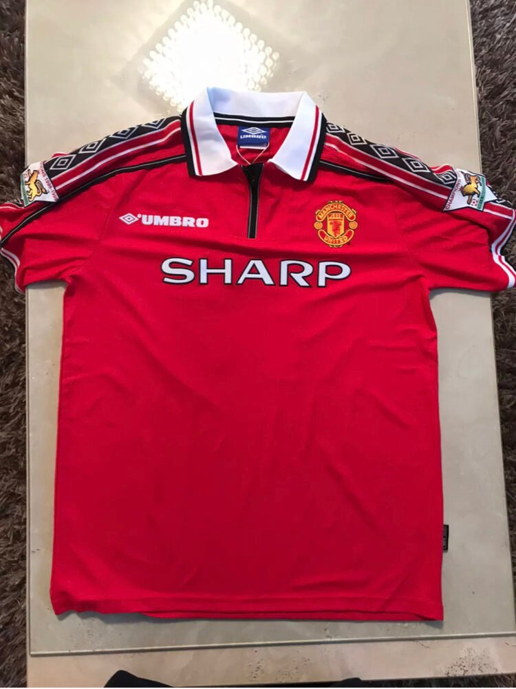 Jesper Blomqvist Signed Manchester United Shirt 1999 - Image 2