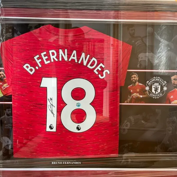 Bruno Fernandes Signed Manchester United Shirt