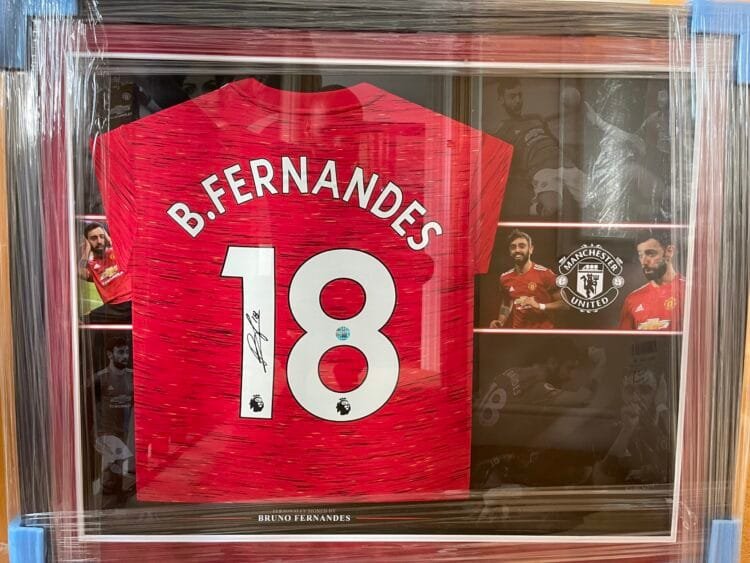 Bruno Fernandes Signed Manchester United Shirt