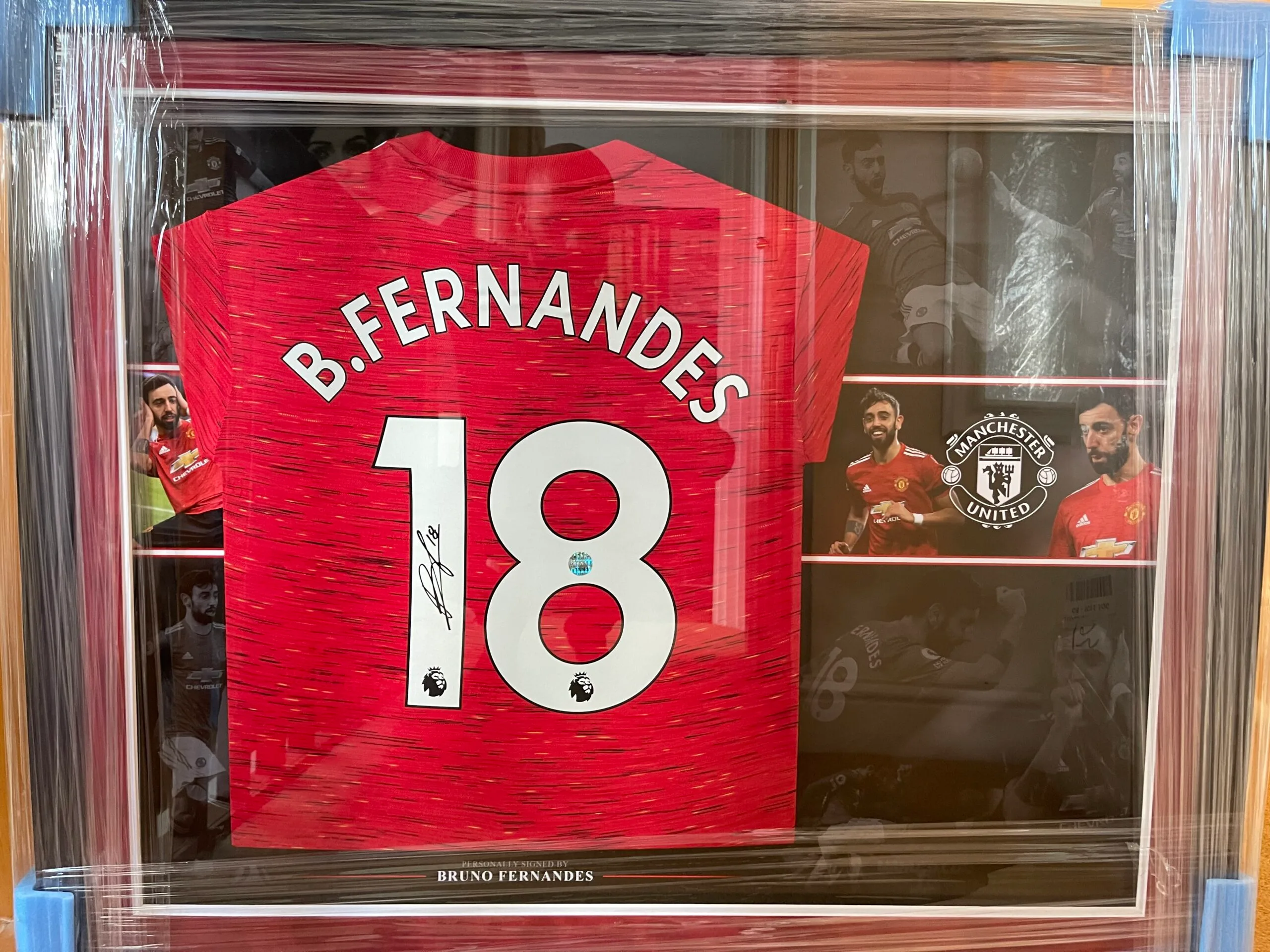 Bruno Fernandes Signed Manchester United Shirt