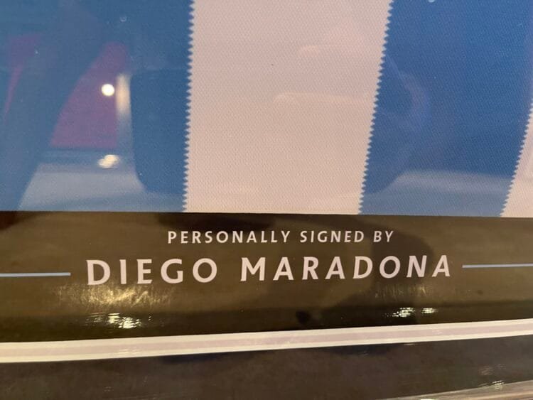 Diego Maradona Signed Argentina Shirt Jersey World Cup 1986 - Image 5