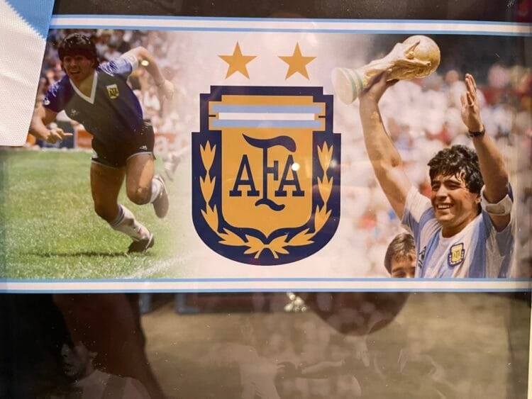 Diego Maradona Signed Argentina Shirt Jersey World Cup 1986 - Image 7
