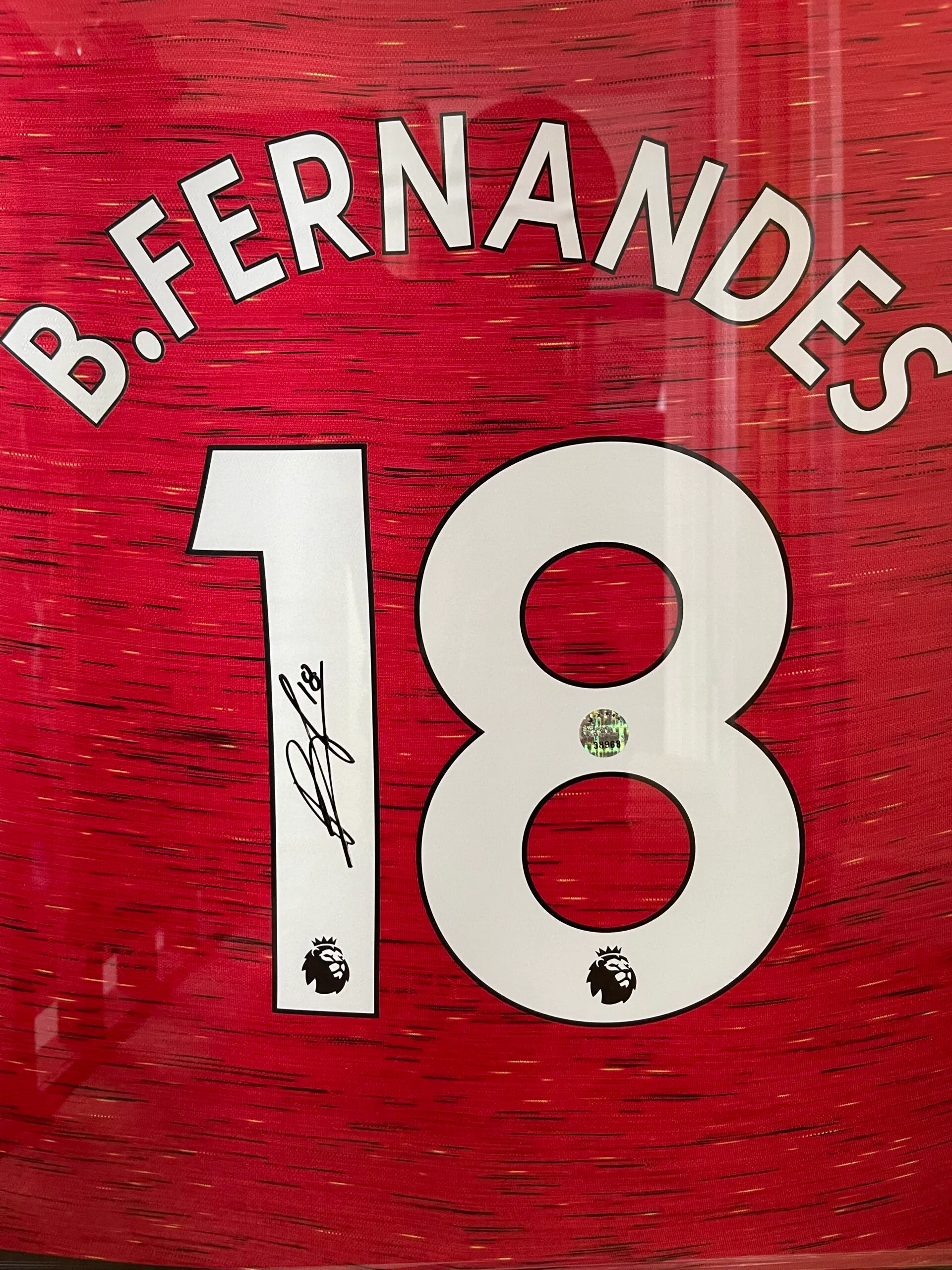 Bruno Fernandes Signed Manchester United Shirt - Image 2