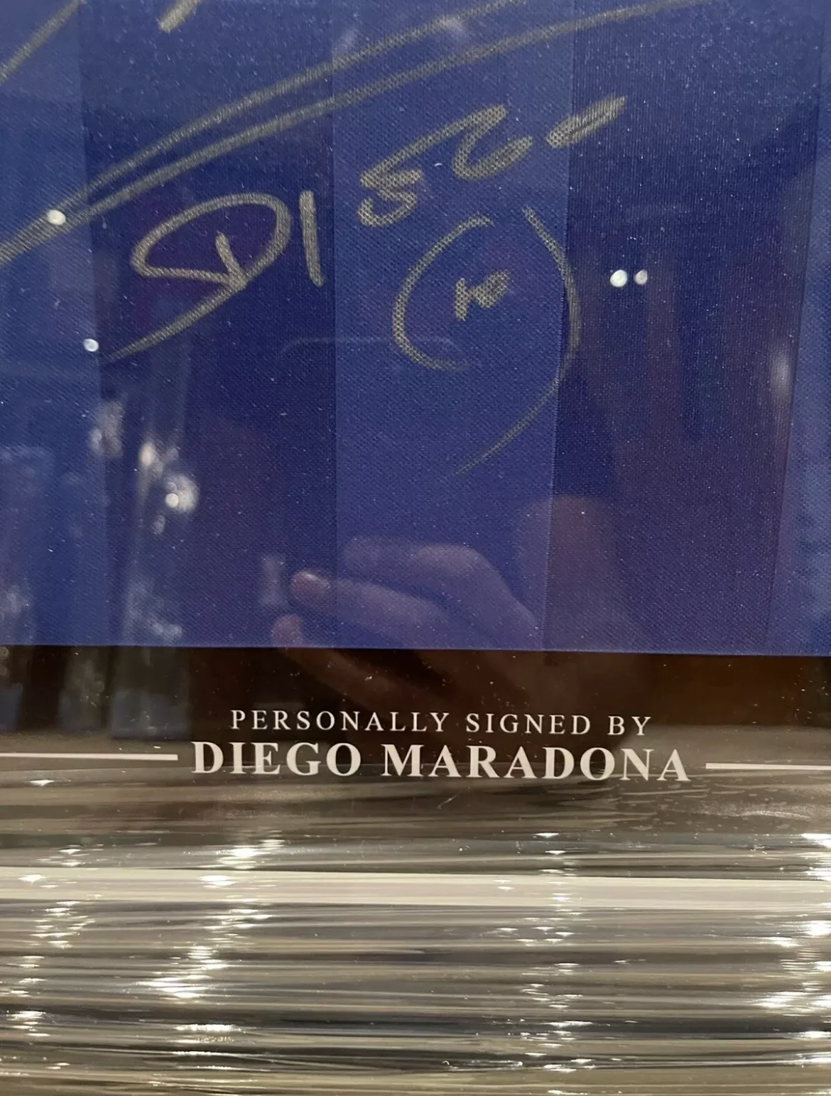 Diego Maradona Signed Hand Of God Shirt Away Argentina 1986 - Image 4