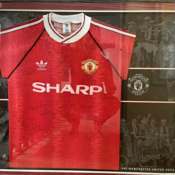 Manchester United Signed 1990 Shirt