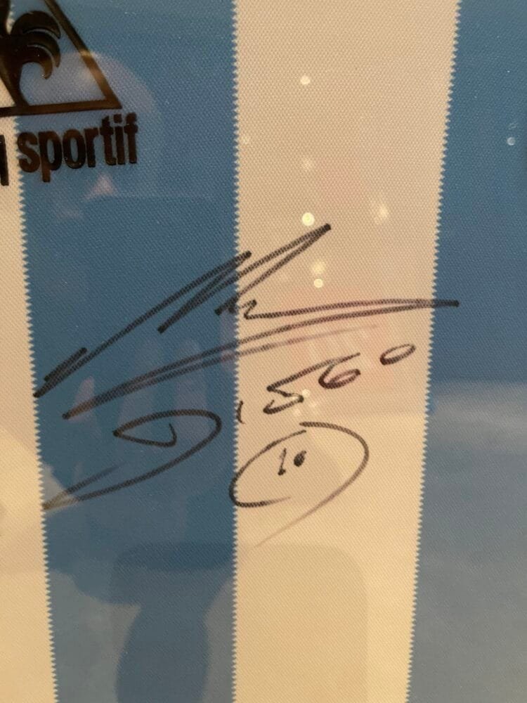 Diego Maradona Signed Argentina Shirt Jersey World Cup 1986 - Image 4