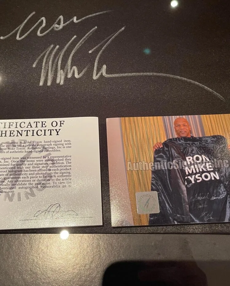 Mike Tyson Signed Boxing Robe - Balli Sporting Icons