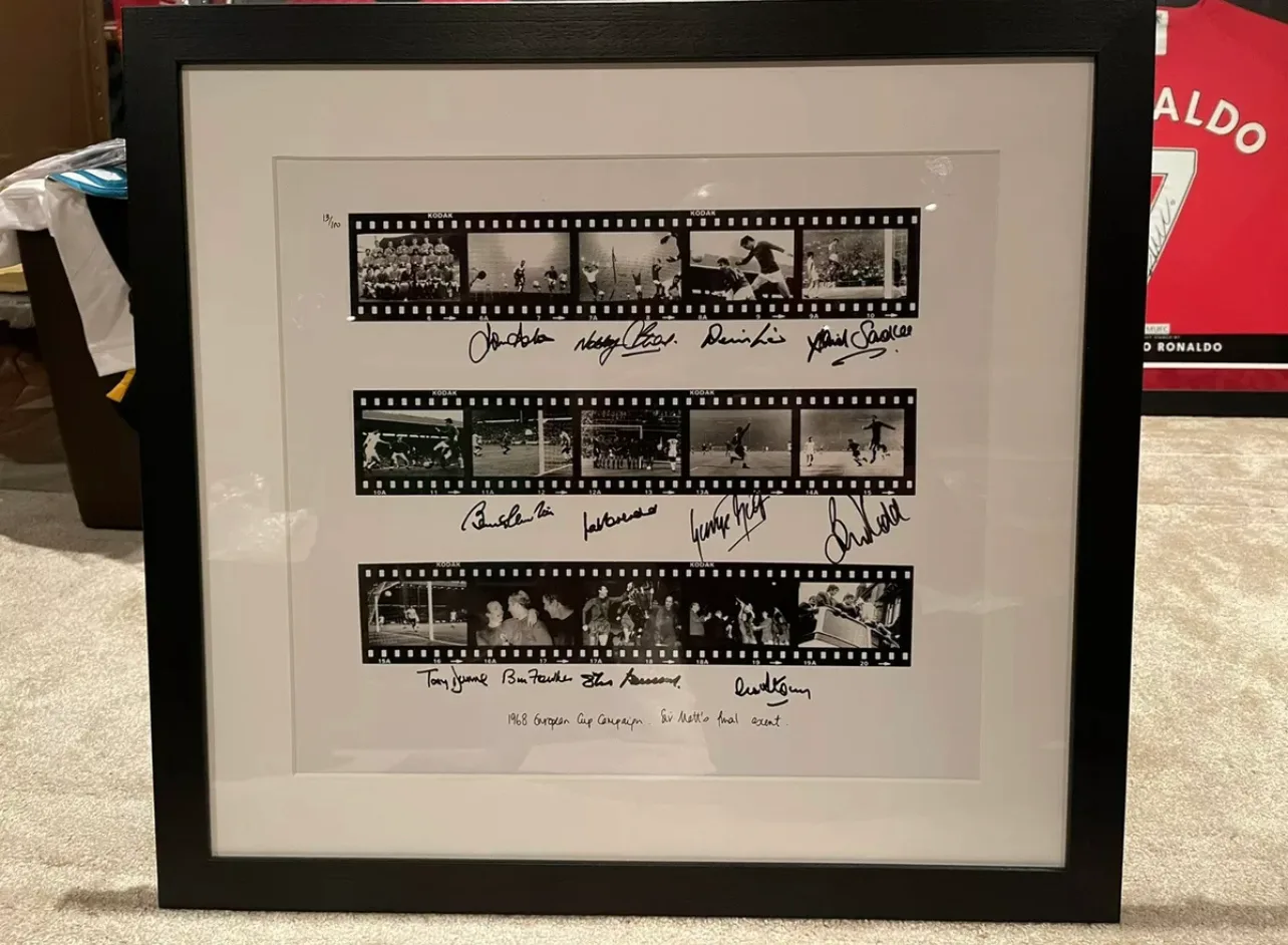 Sir Matt’s Final Summit Signed By Manchester United 1968 Team