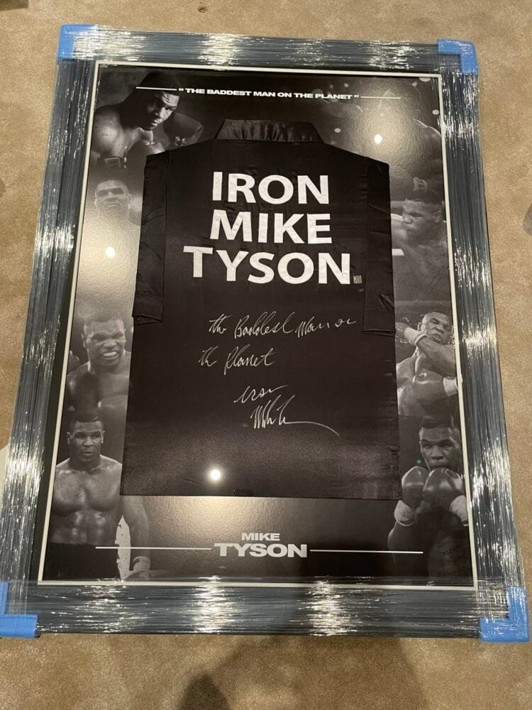 Mike Tyson Signed Boxing Robe - Image 2