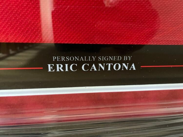 Eric Cantona Signed 1995 Manchester United Shirt - Image 3