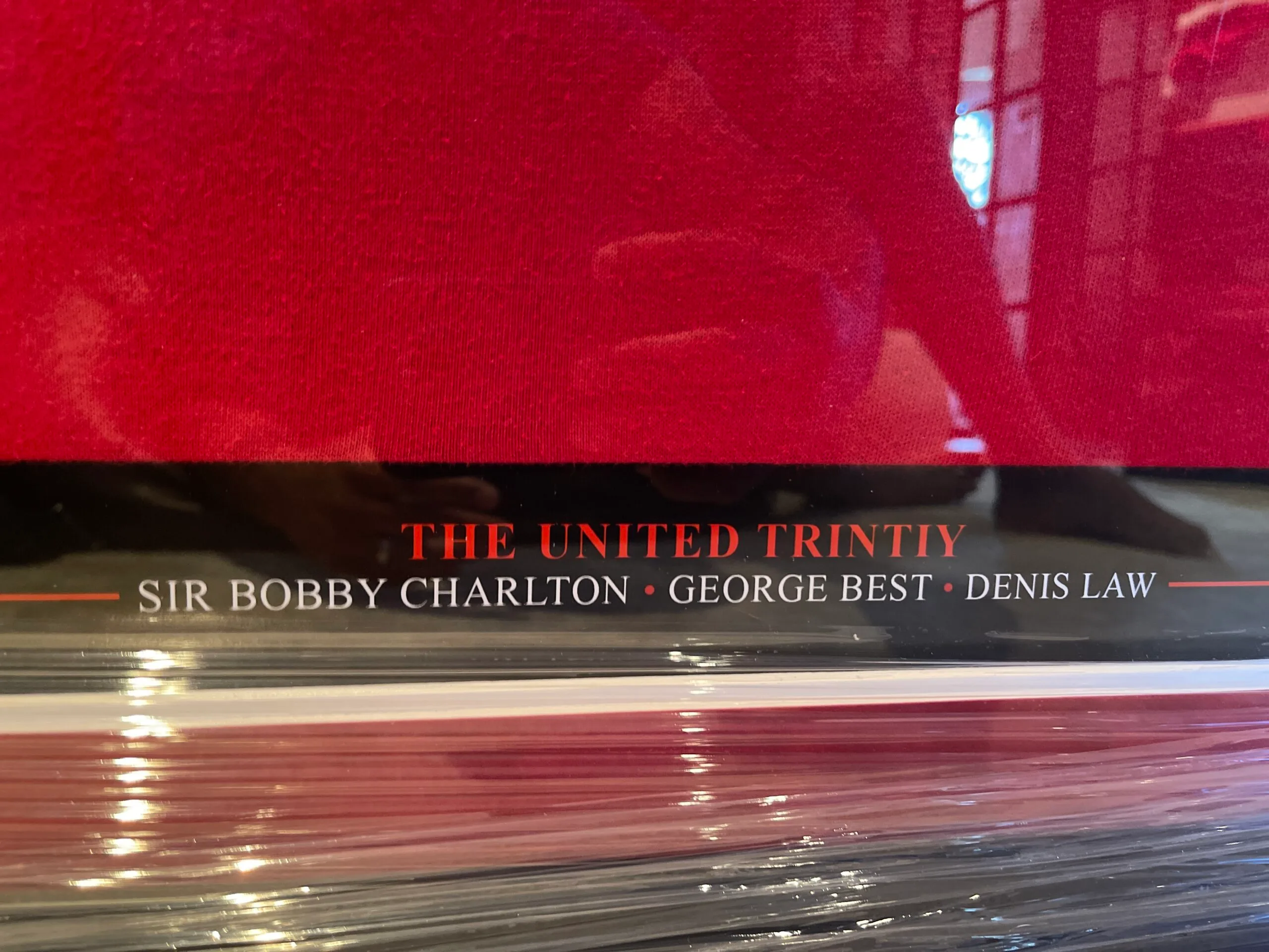 Manchester United Holy Trinity Best, Law and Charlton signed 1963 final shirt - Image 7