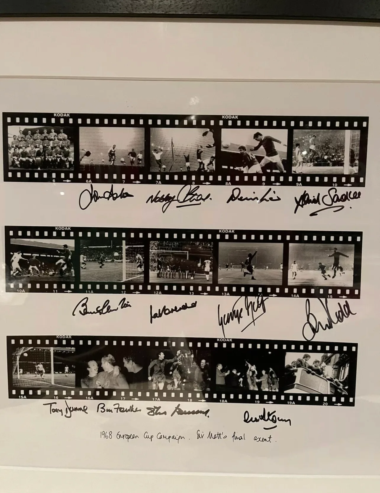 Sir Matt’s Final Summit Signed By Manchester United 1968 Team - Image 2