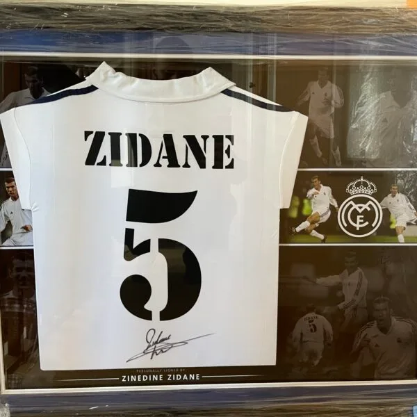 Zinedine Zidane Signed Real Madrid Centenary Shirt