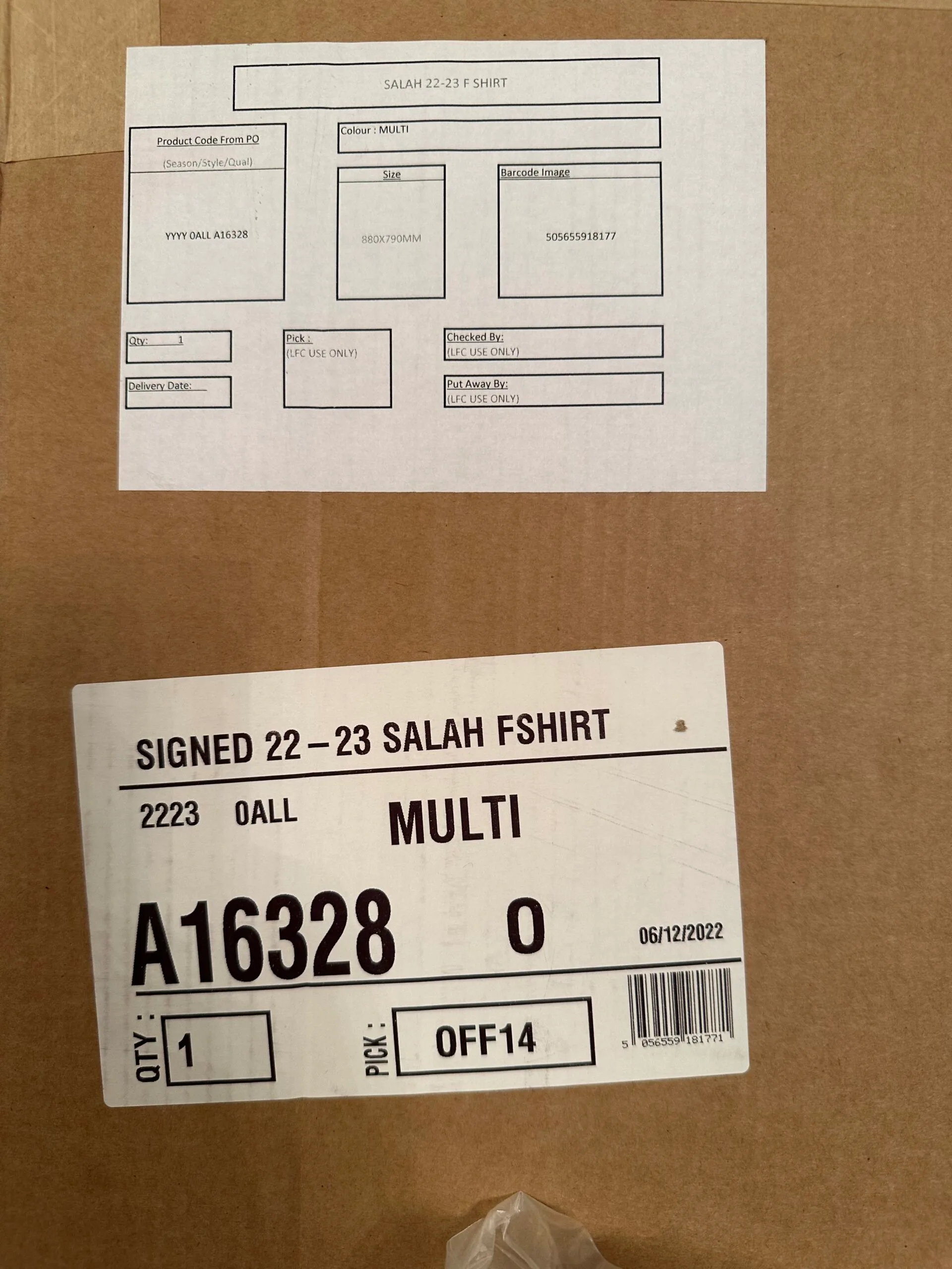 Mohamed Mo Salah signed 2022/23 Liverpool shirt. Limited Edition of 100 - Image 10