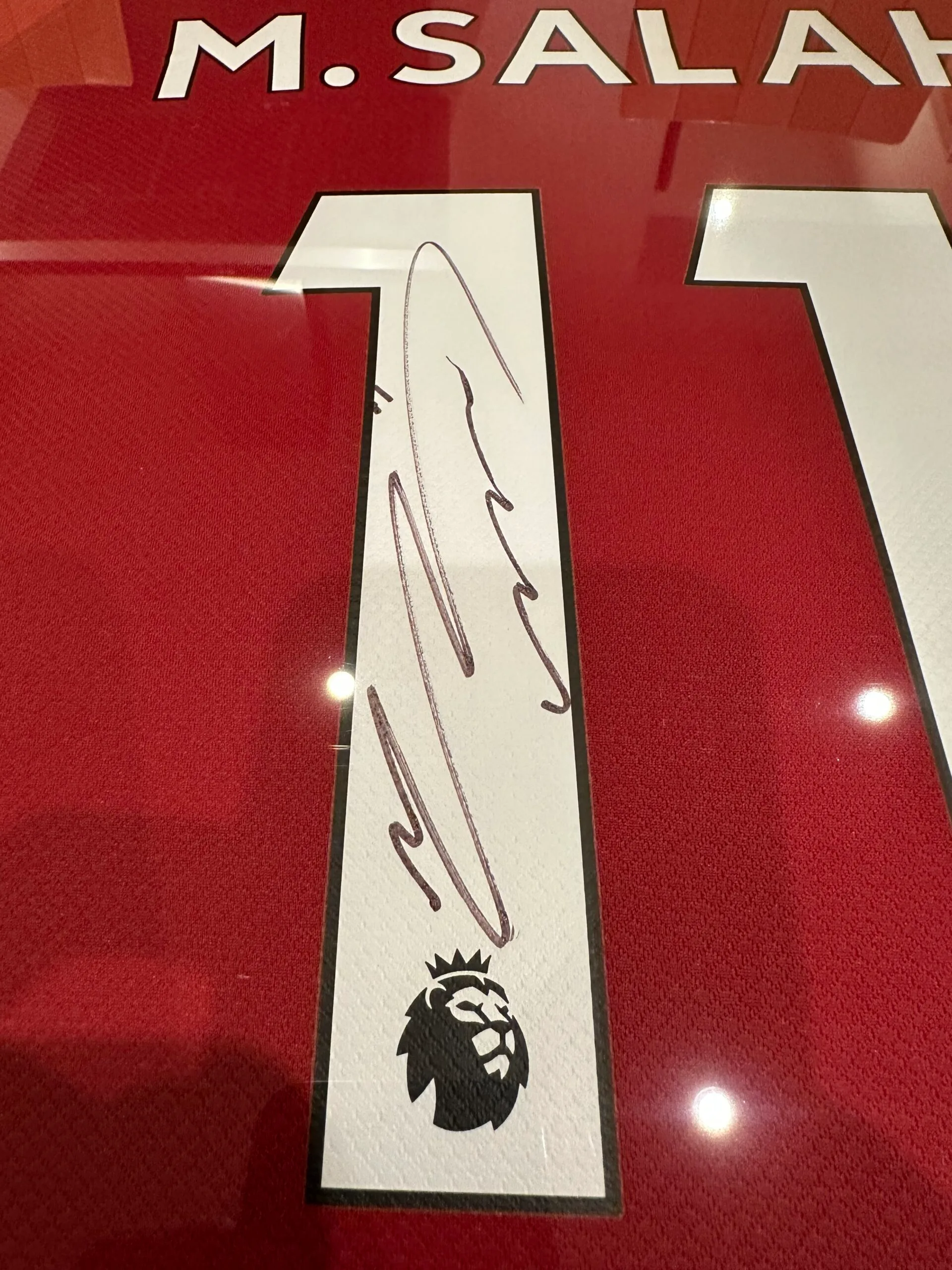 Mohamed Mo Salah signed 2022/23 Liverpool shirt. Limited Edition of 100 - Image 5