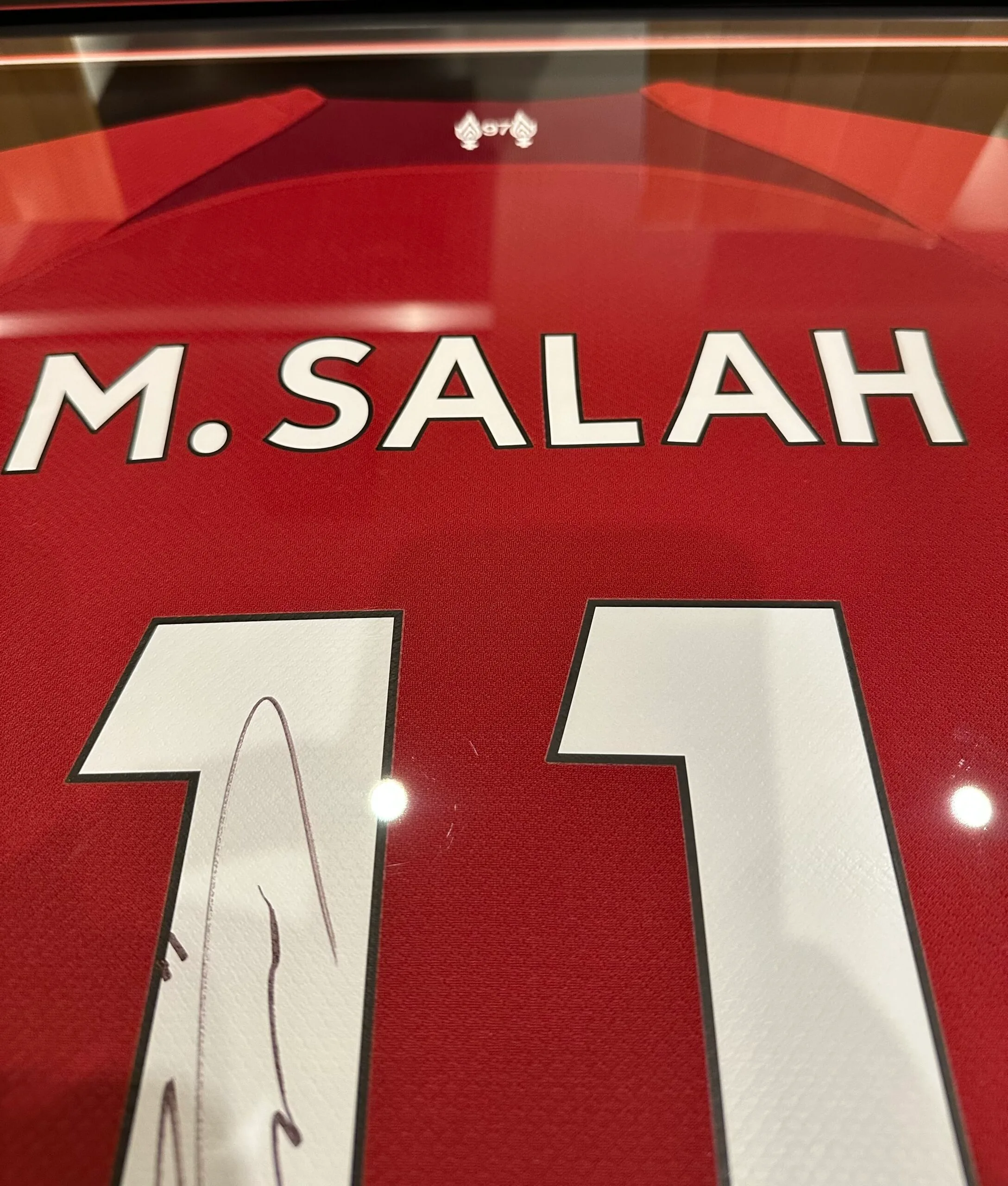 Mohamed Mo Salah signed 2022/23 Liverpool shirt. Limited Edition of 100 - Image 7