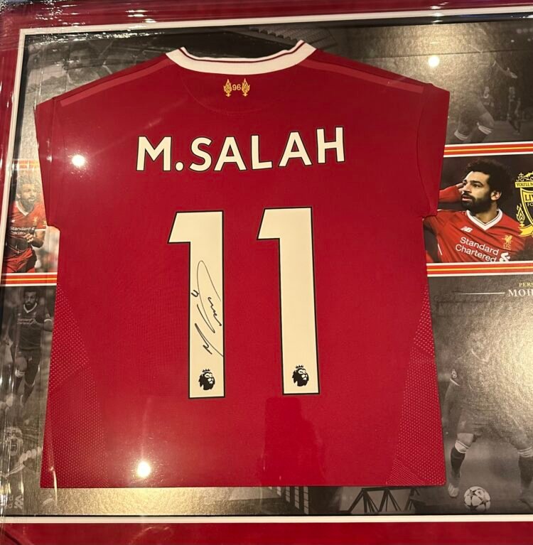 Mo Mohamed Salah signed Liverpool 2017/18 shirt debut season Official COA - Image 6