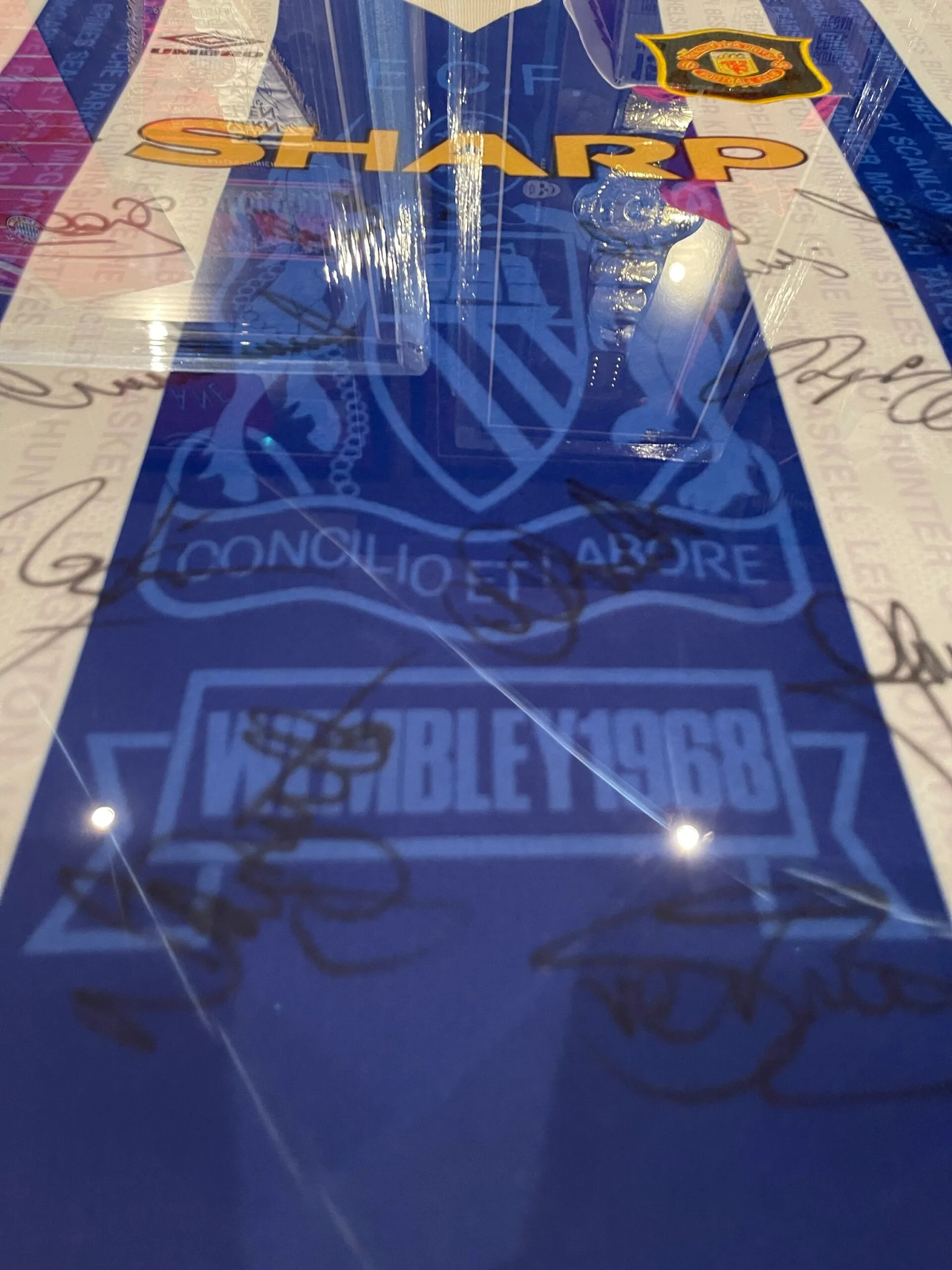 Manchester United 1994/96 signed away 3rd shirt RARE - Image 9