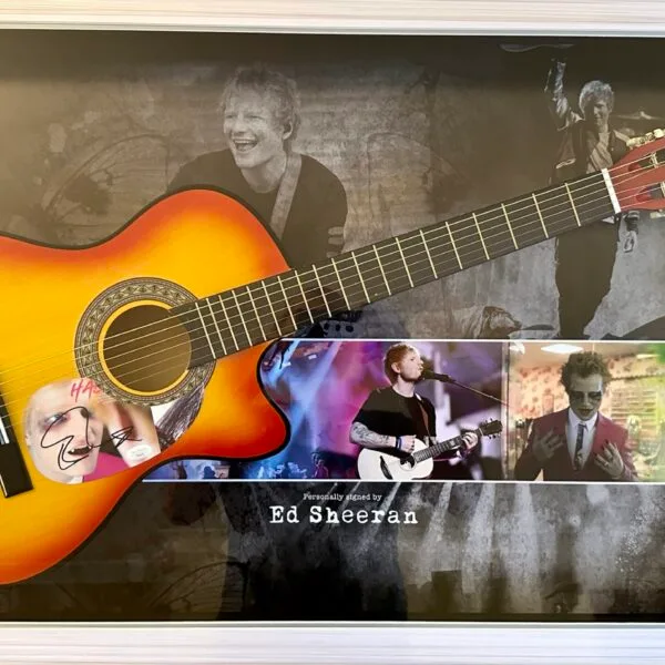 Ed Sheeran signed guitar