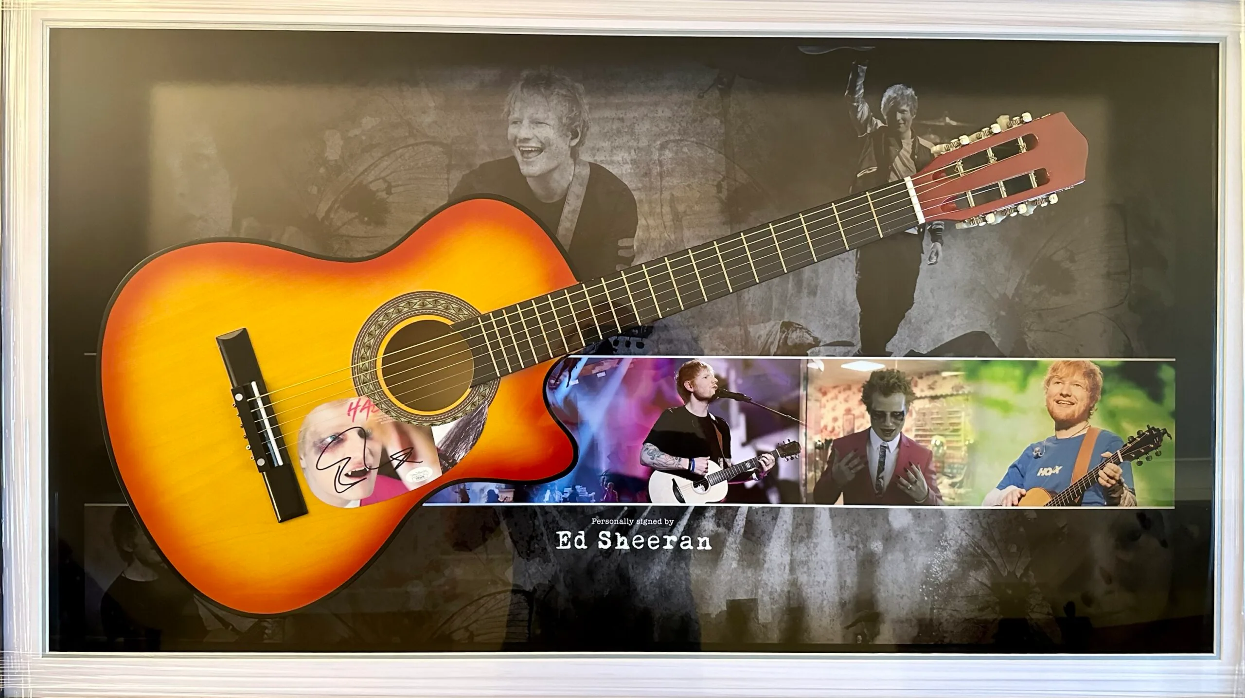 Ed Sheeran signed guitar
