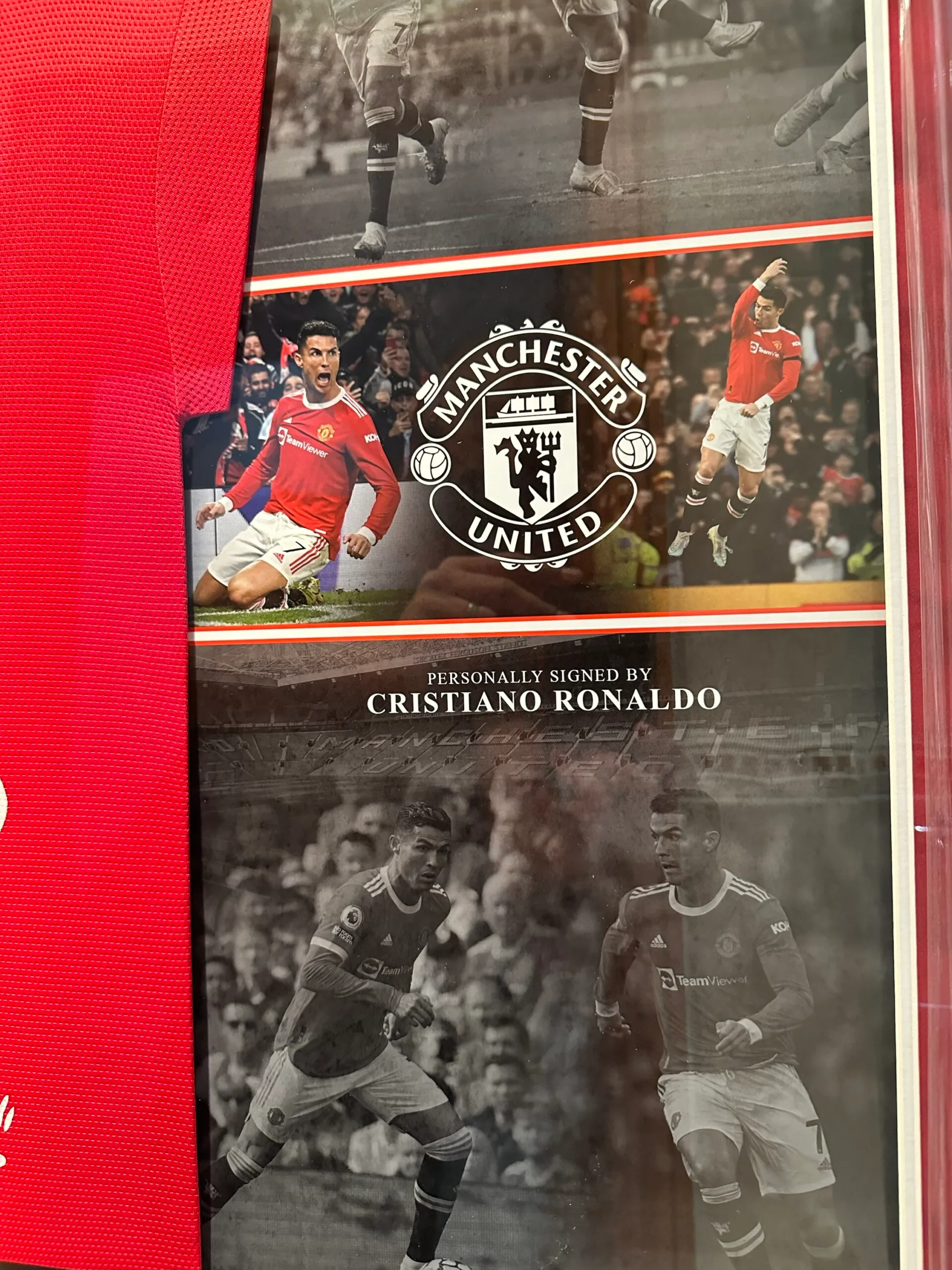 Cristiano Ronaldo signed 'I'm back where I belong' 2021 Manchester United shirt - Image 8
