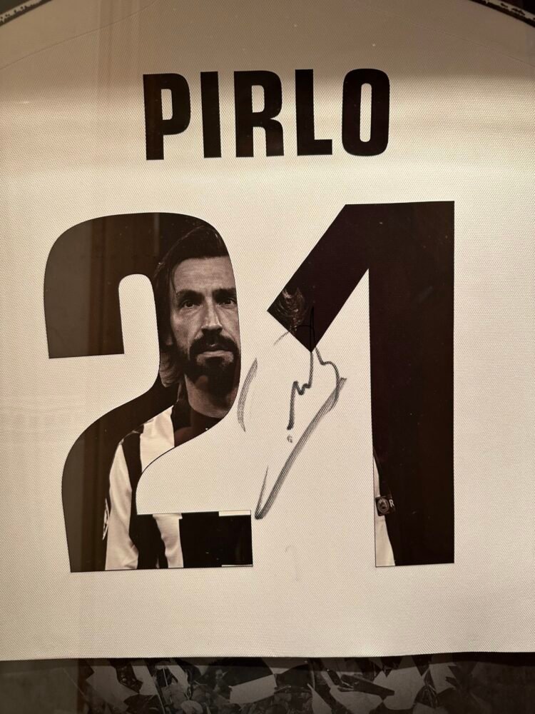 Andrea Pirlo signed Juventus shirt and boot display - Image 10