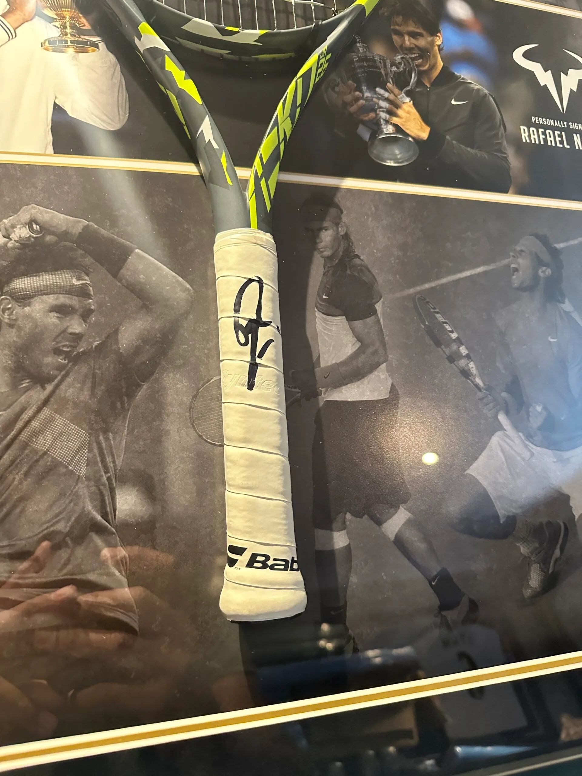 Rafael Rafa Nadal signed Babolat tennis racket - Image 10