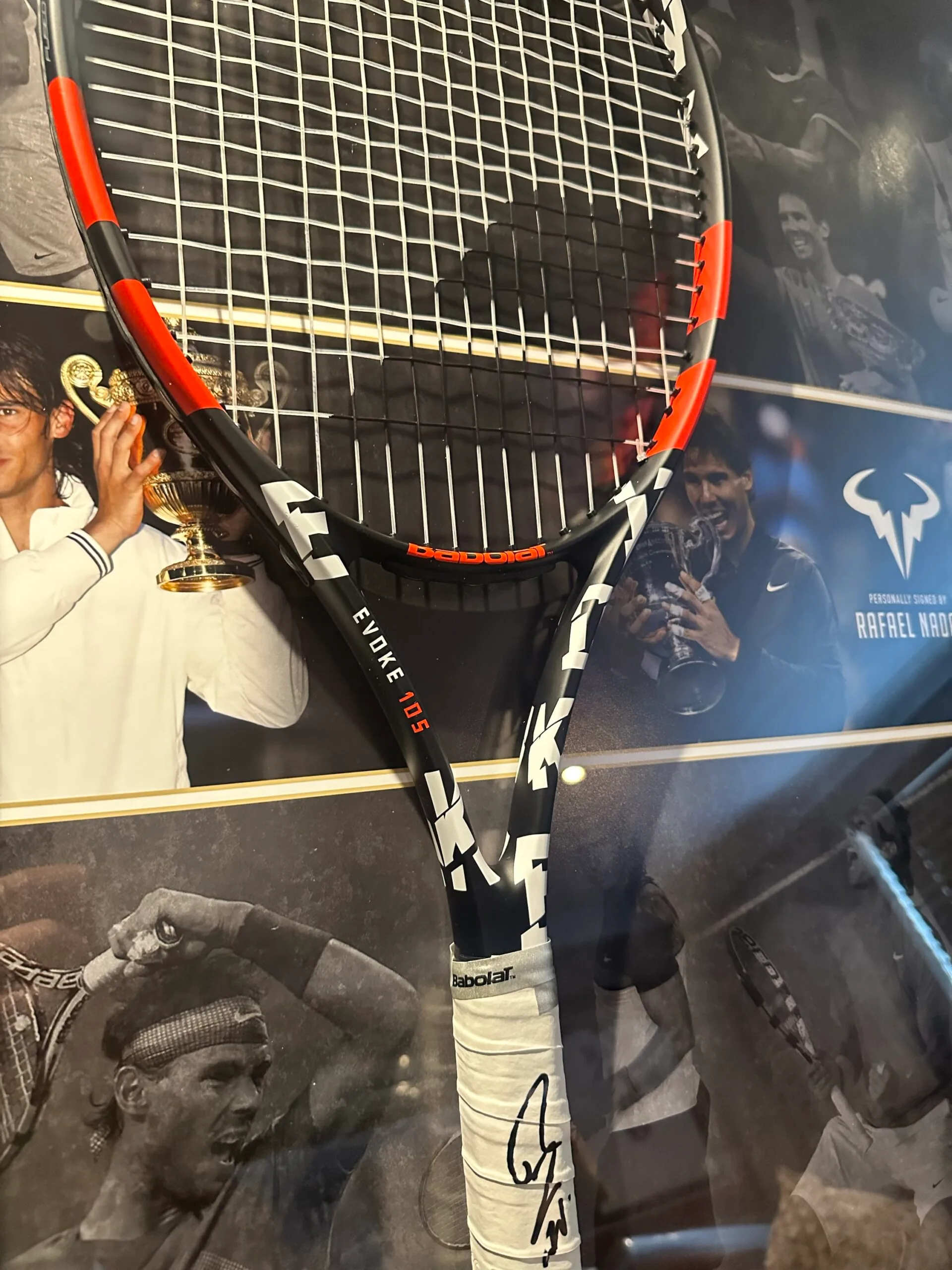 Rafael Rafa Nadal signed Babolat tennis racket - Image 4