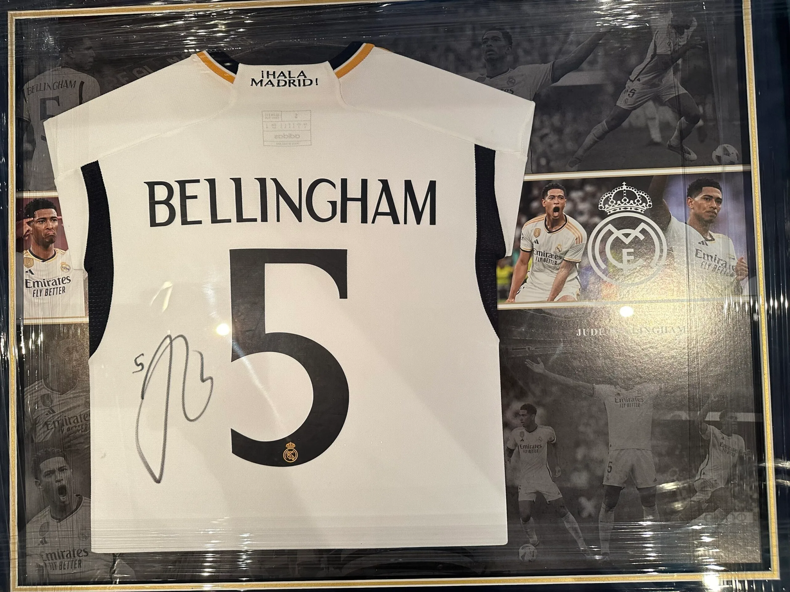 Jude Bellingham signed Real Madrid shirt - Balli Sporting Icons