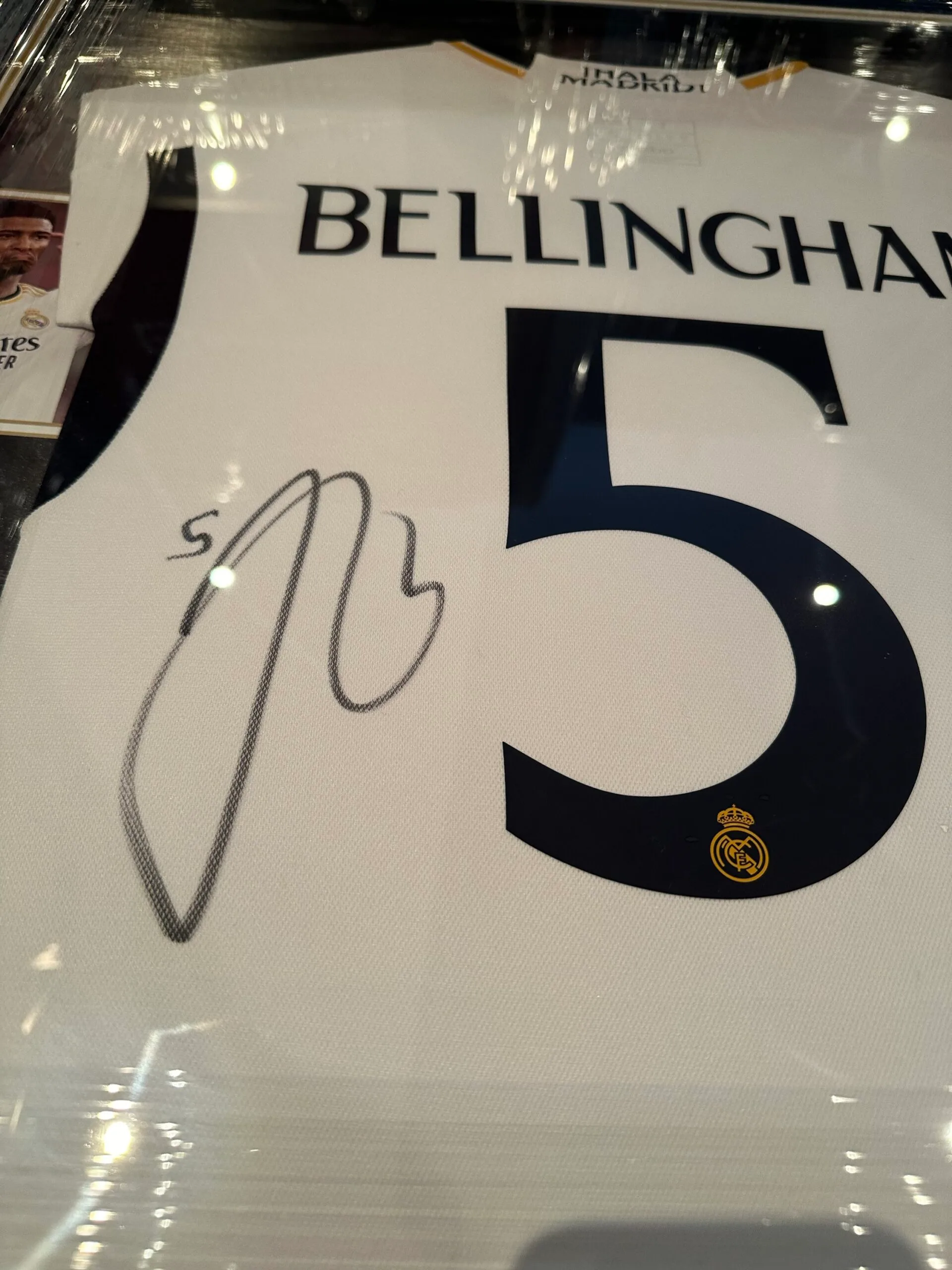 Jude Bellingham signed Real Madrid shirt - Image 2
