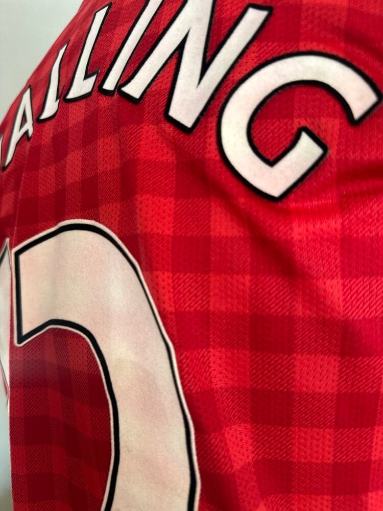 Chris Smalling signed match worn Manchester United shirt Manchester City 2012/13 - Image 8