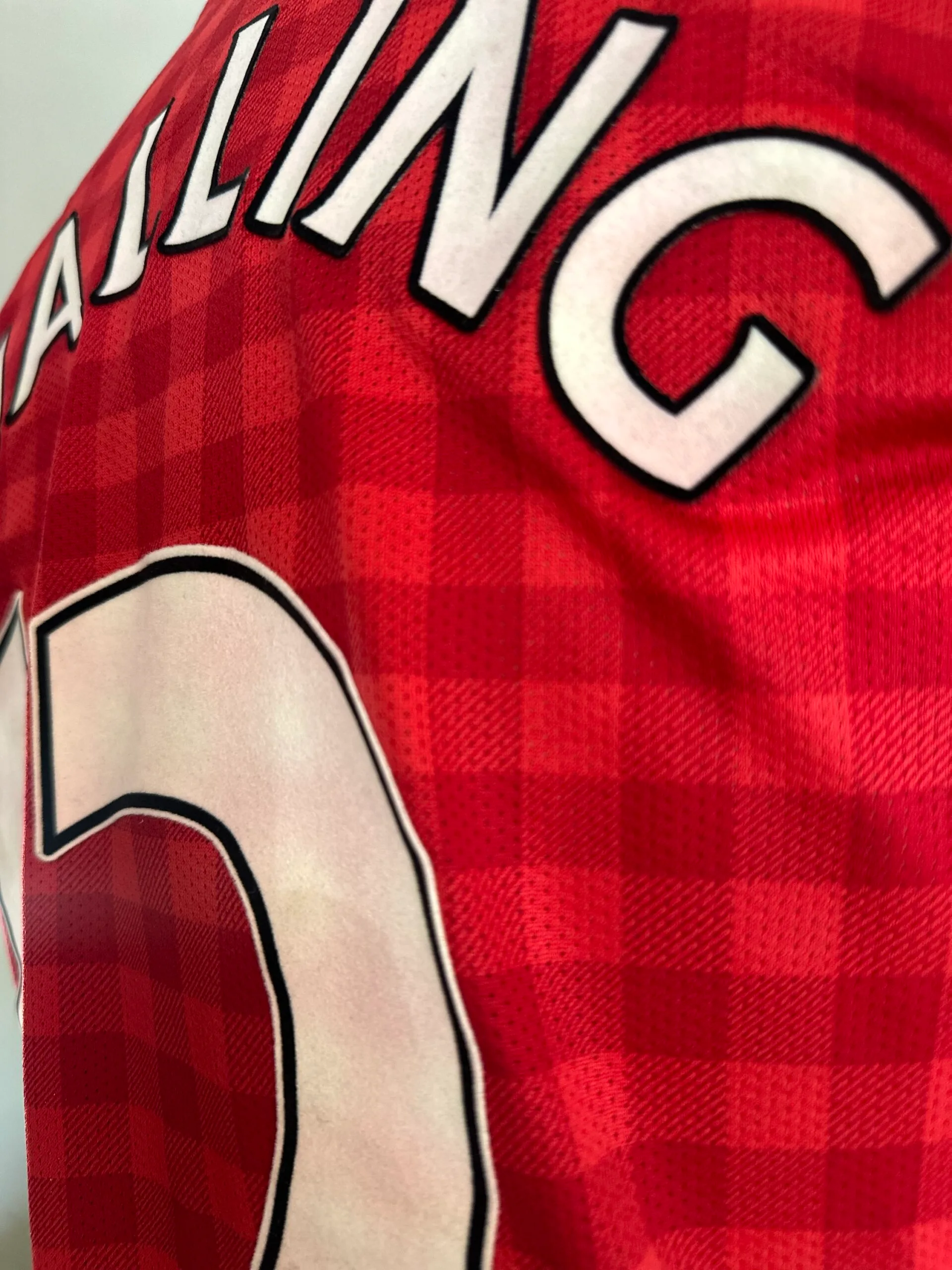 Chris Smalling signed match worn Manchester United shirt Manchester City 2012/13 - Image 8