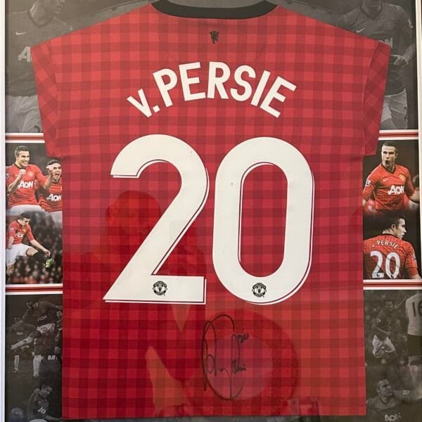 Robin van Persie signed Manchester United 2012/13 champions shirt