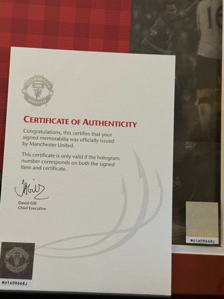 Robin van Persie signed Manchester United 2012/13 champions shirt - Image 5