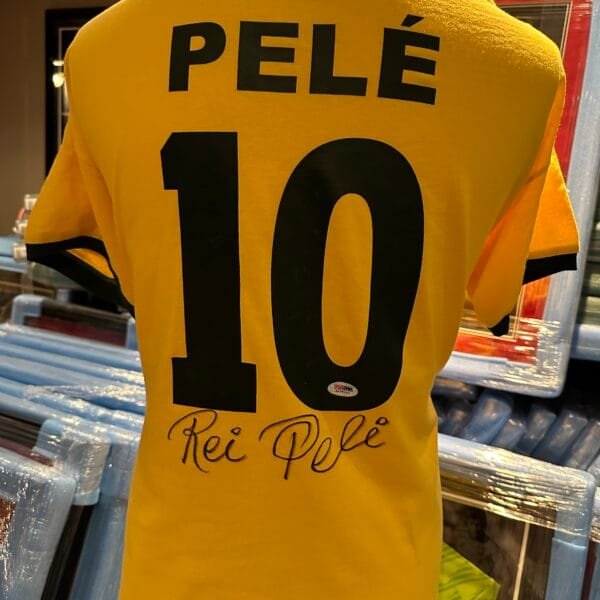 Rei Pele signed Brazil shirt PSA DNA