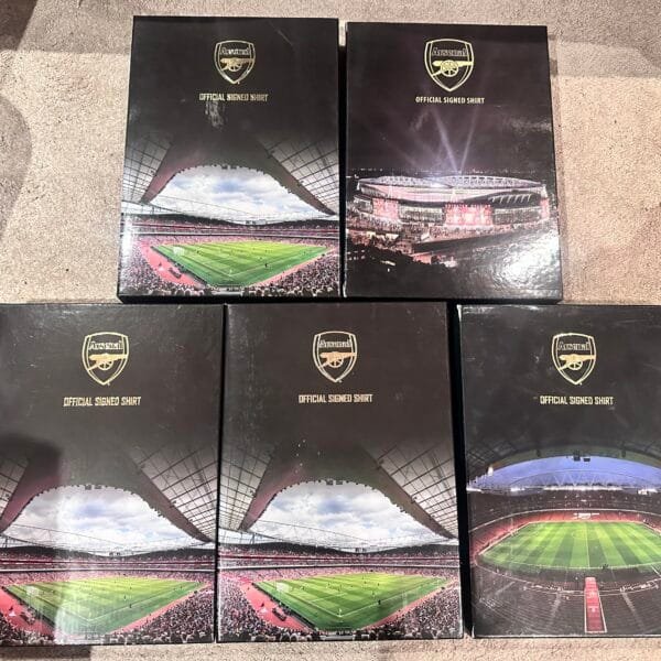 Arsenal signed shirt x5